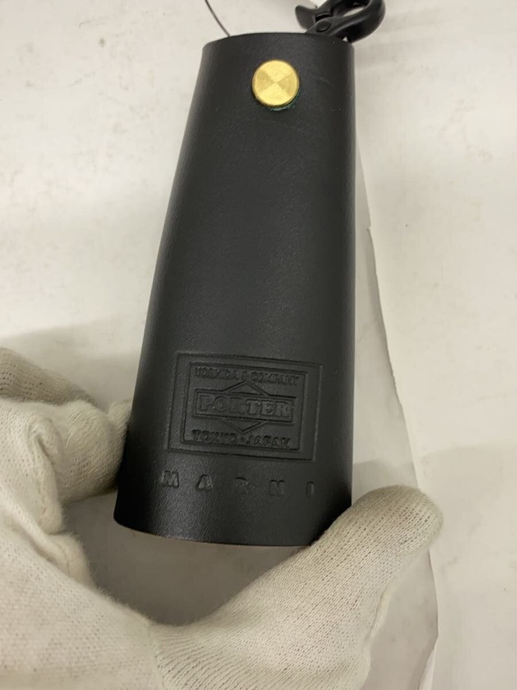 Porter Key Case/Leather/Blk/Men'S