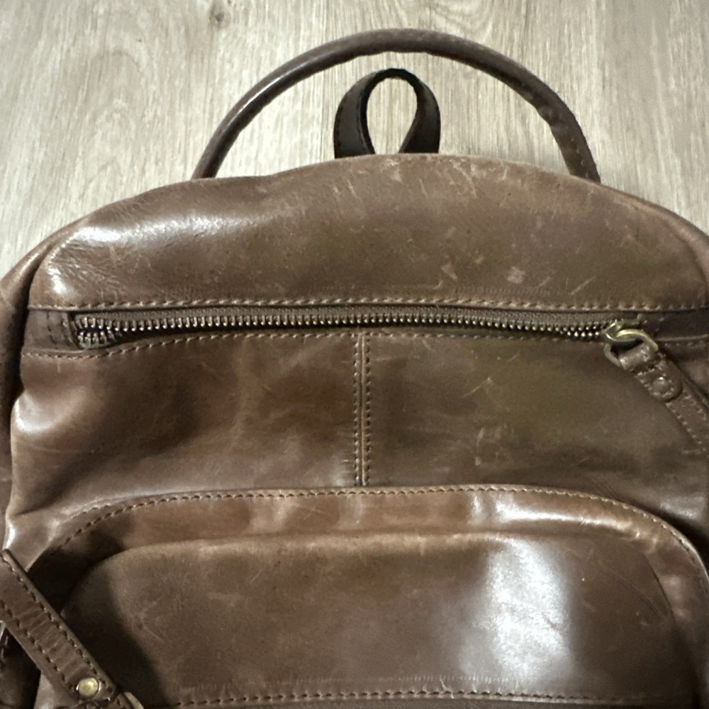 Rawlings Authentic Leather Backpack Baseball Excellent Used Condition