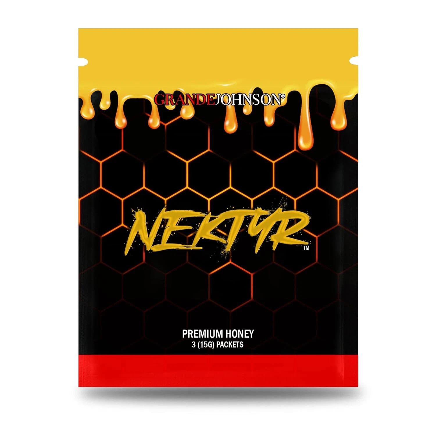 - Nektyr - Organic Premium Natural Pure Honey with Jelly Bee Pollen - Pack of 3