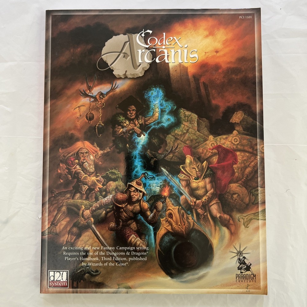 Codex Arcanis Campaign setting - d20 3rd Edition - Paradigm Press