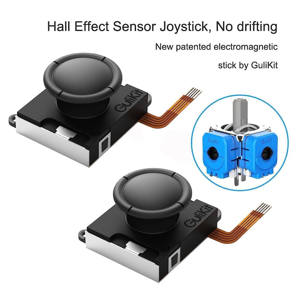 For Joycon Controller & Switch OLED/ Lite GuliKit Joystick Thumbstick Repair Kit