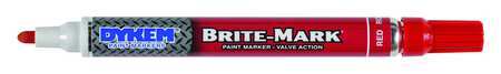 DYKEM 84006 Paint Marker, Permanent, Red 2GKT8