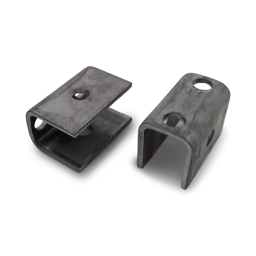 Weld On Utility Trailer Single Axle Leaf Spring Hanger Kit for Double Eye Spring