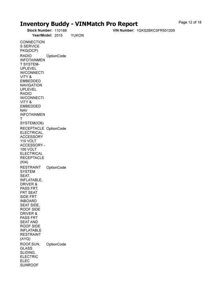Windshield Mounted Camera Fits 15-16 SRX 10300327