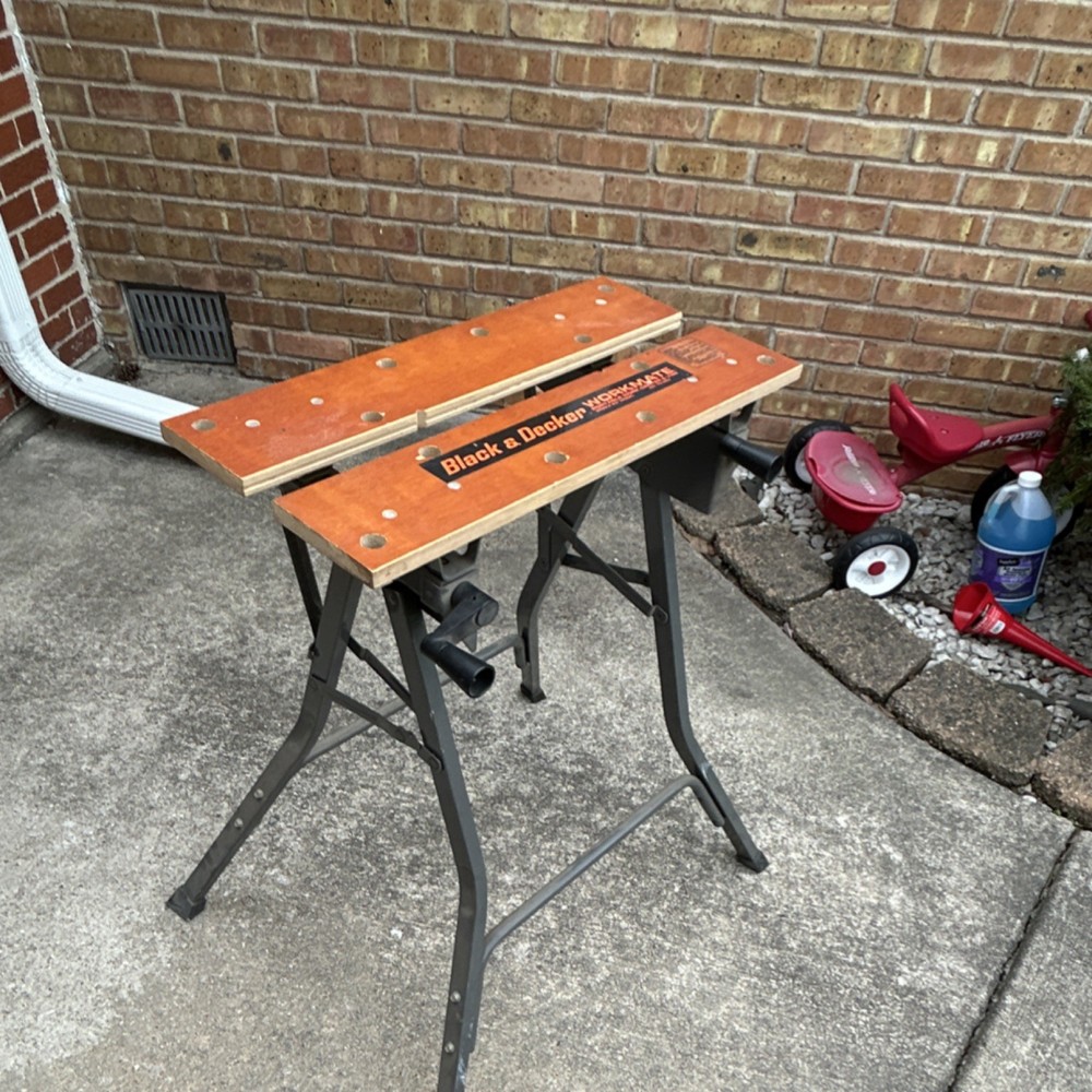 Black & Decker Workmate 225 79-005 Portable Foldable Work Bench, Clamp