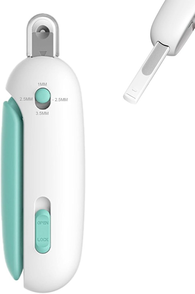 Adjustable Cat Nail Clipper to Avoid Excessive Cutting with Nail File