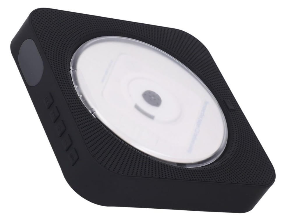 Portable CD Player w/ Remote – Wall Mount or Tabletop 🎵🖤