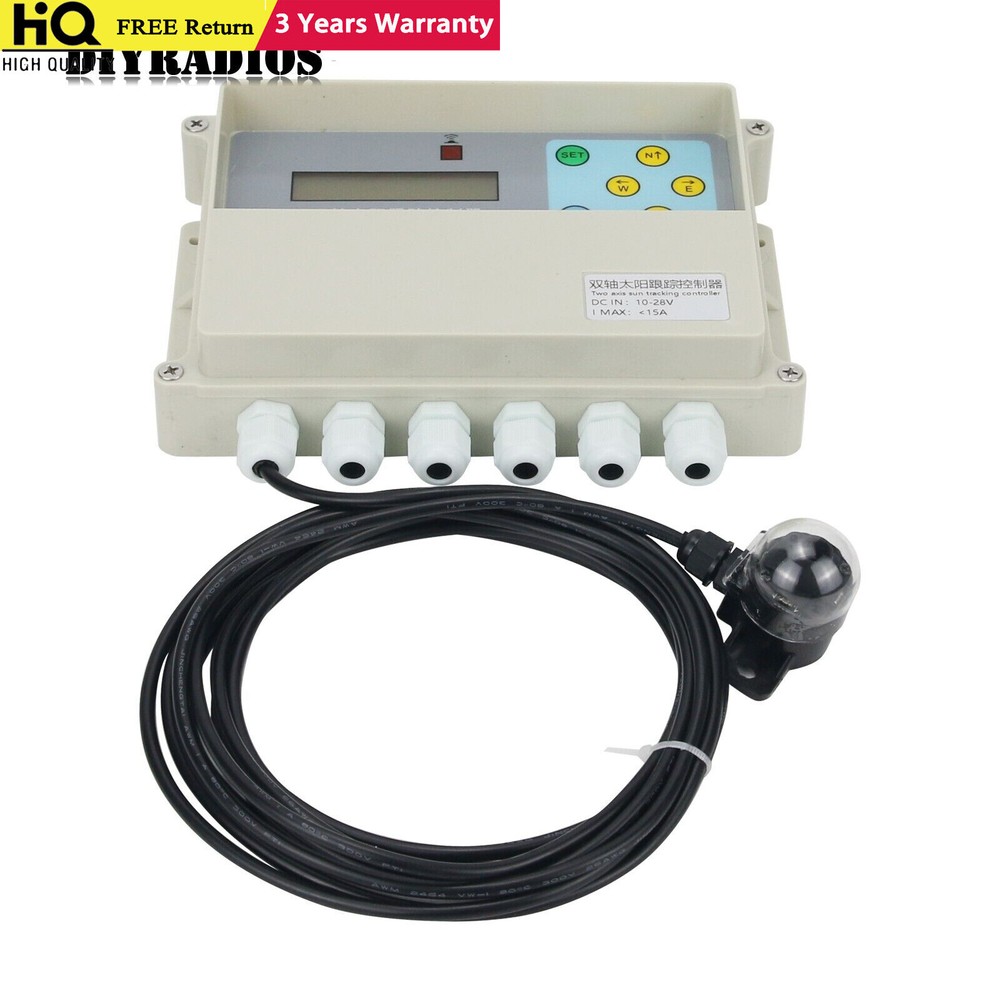 Dual Axis Solar Tracker Controller with Remote Control + DC Dual Axis Gimbal