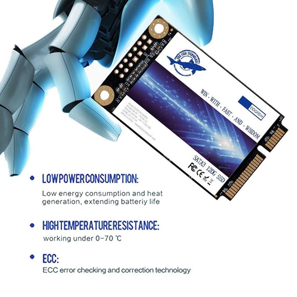 SSD Msata 500GB Internal Solid State Drive Mini Sata Disk Drive High Performa...