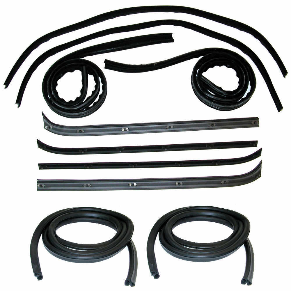 Window Channel & Felt Sweep Belt & Door Seal Kit for 73-79 Ford Pickup Truck 10p