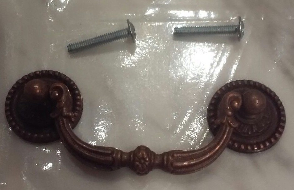 NEW 3" Reproduction Antique Bronze Draw Pull Replacement Knobs Cabinets or Draws