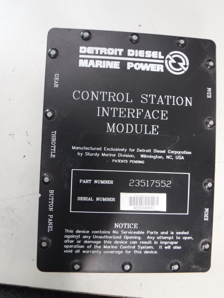 Detroit Diesel MARINE POWER 23517552 , CONTROL STATION  INTERFACE MODULE