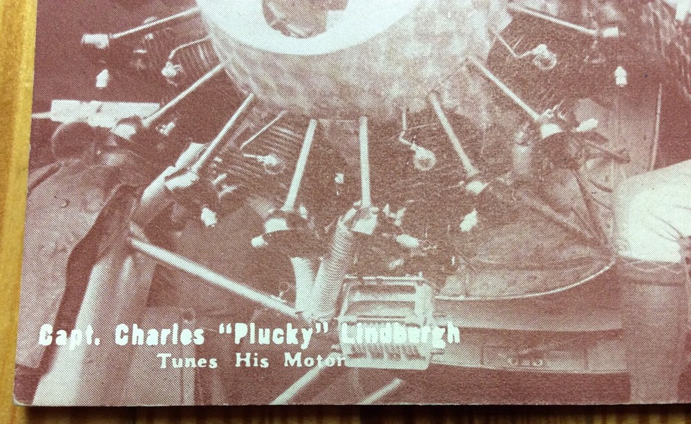 Exhibit Card Charles Lindbergh INV-P0901