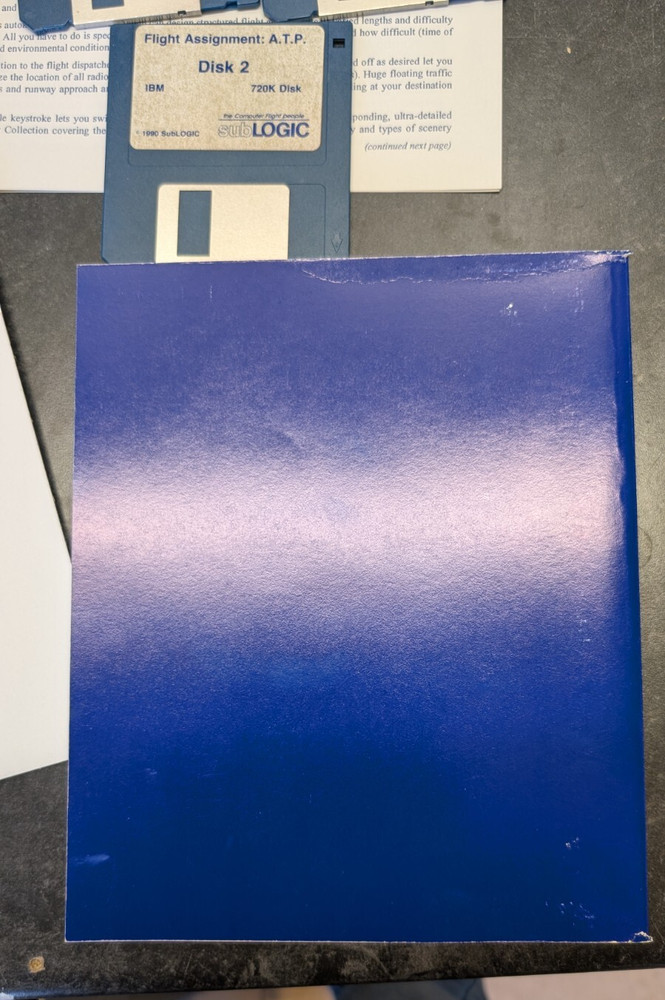 Flight Assignment | A.T.P. | COMPLETE with original sales receipt