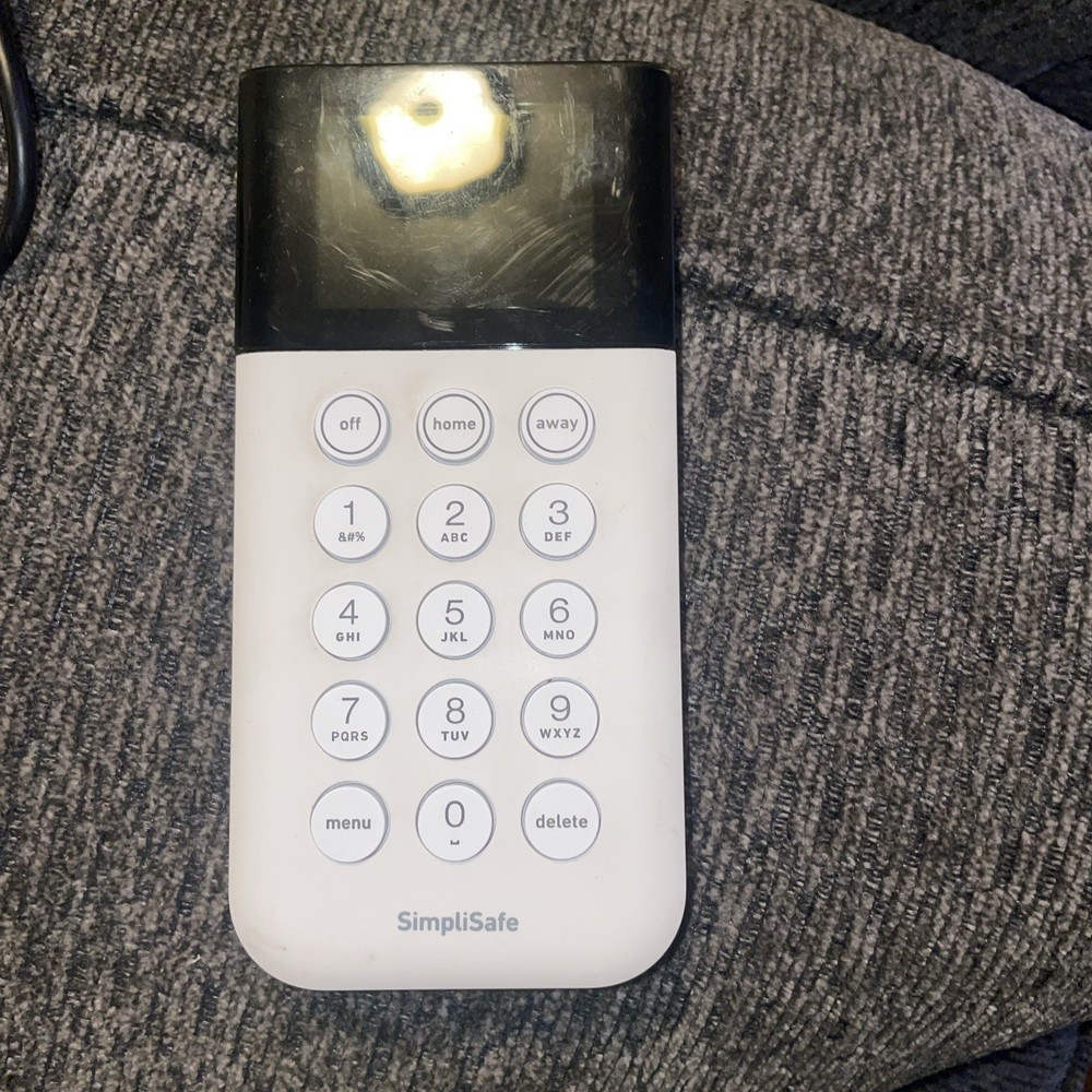 SimpliSafe SSKP3 Security Keypad White Wireless Only