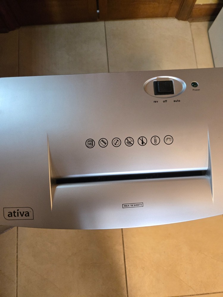 ATIVA 18 Sheet Paper Shredder