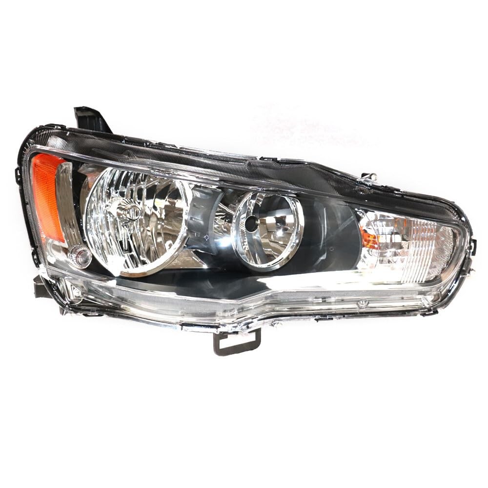 Front Halogen Headlight Right for Lancer EVO 2008-2017 w/o LED DRL