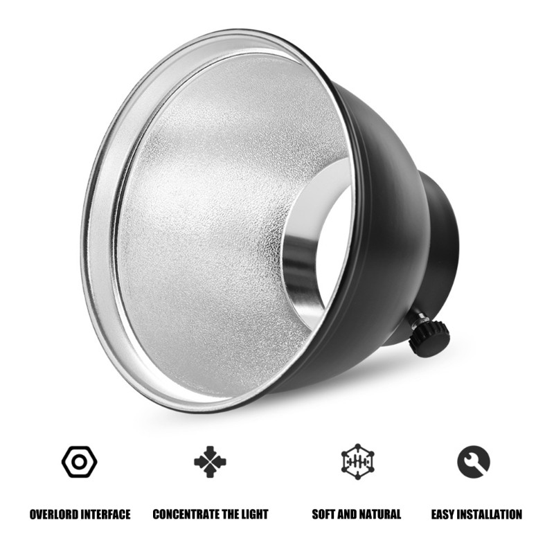 9.8cm Standard Reflector Diffuser Lamp Shade Dish for Bowens Mount Studio