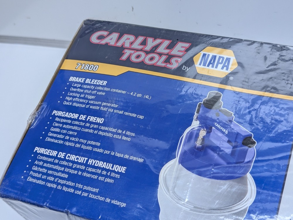 CARLYLE TOOLS 71800 Brake Bleeder (NEW).