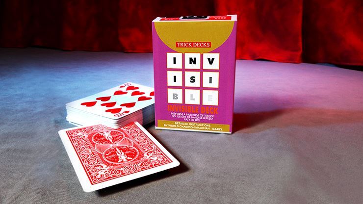 Invisible Deck Bicycle (Red) - Card Magic Trick