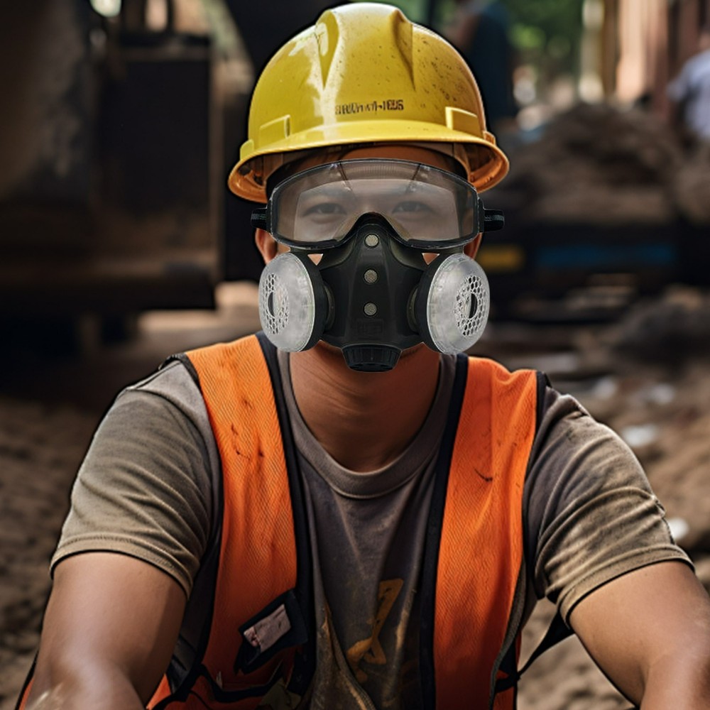 Integrated Protective Eyewear – Splash Proof Face Shield for Sanding & Welding