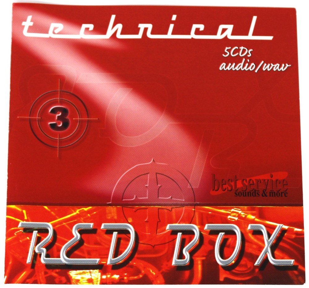 Best Service Red Box 3 Technical Sample/Sound Library/Sampling 5 CD