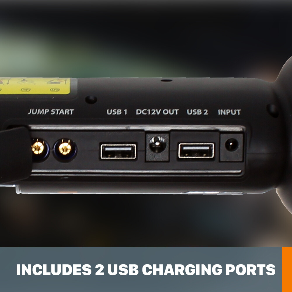 WX852L Worx Multi-Function Portable Car Jump Starter with USB Charging