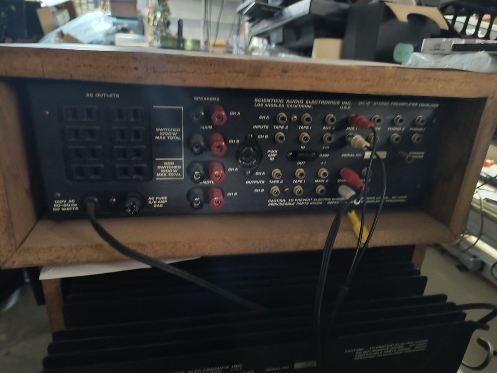 SAE (Scientific Audio Electronics) Stereo Preamplifier Equalizer Mark 1B