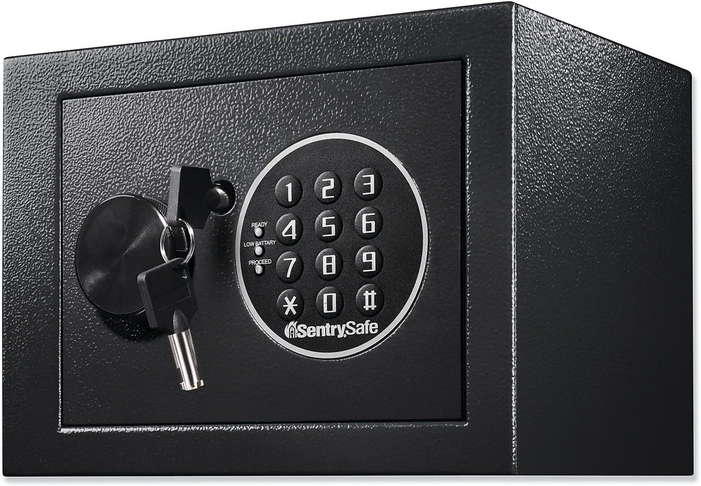 SentrySafe X014E Extra Small Digital Safe Black Electronic Keypad Security