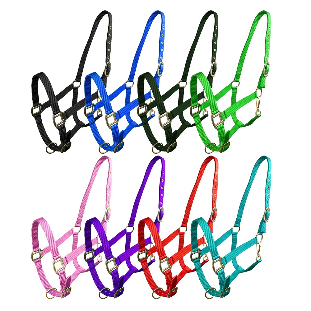 Adjustable Cob Size Triple Ply Nylon Halter