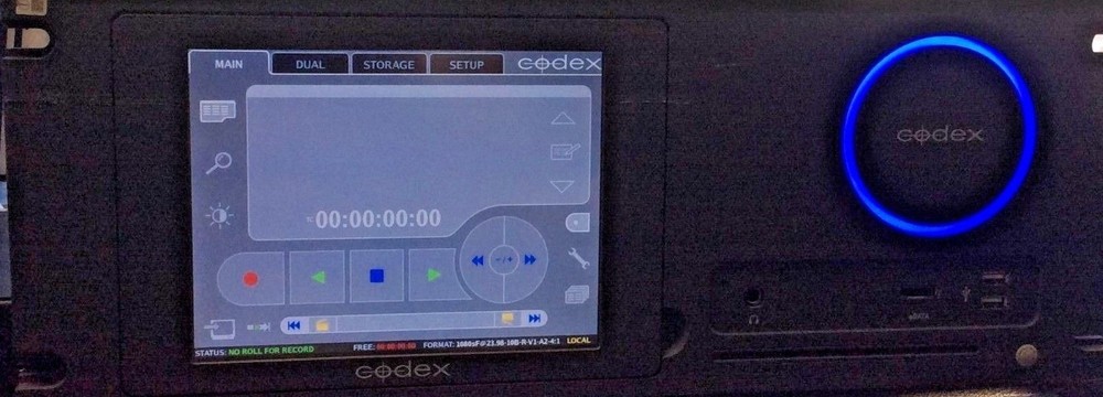 Codex CDR1 Rackmount Audio Recorder