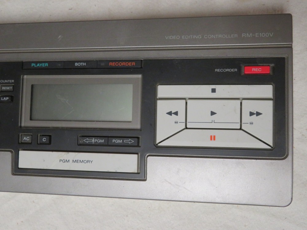 SONY VIDEO EDITING CONTROLLER RM-E100V