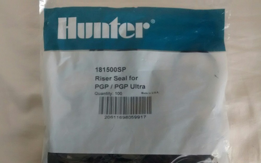 10 Pieces - Hunter 181500 PGP Rubber Riser Seals
