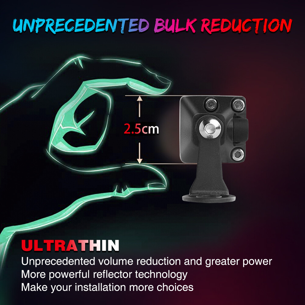 NEW 10'' Slim LED Light Bar Spot Flood Combo Work Offroad SUV Driving ATV UTV