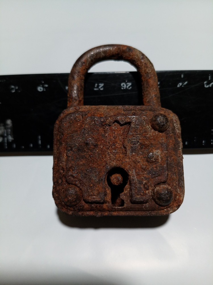 Antique Rusted Padlock