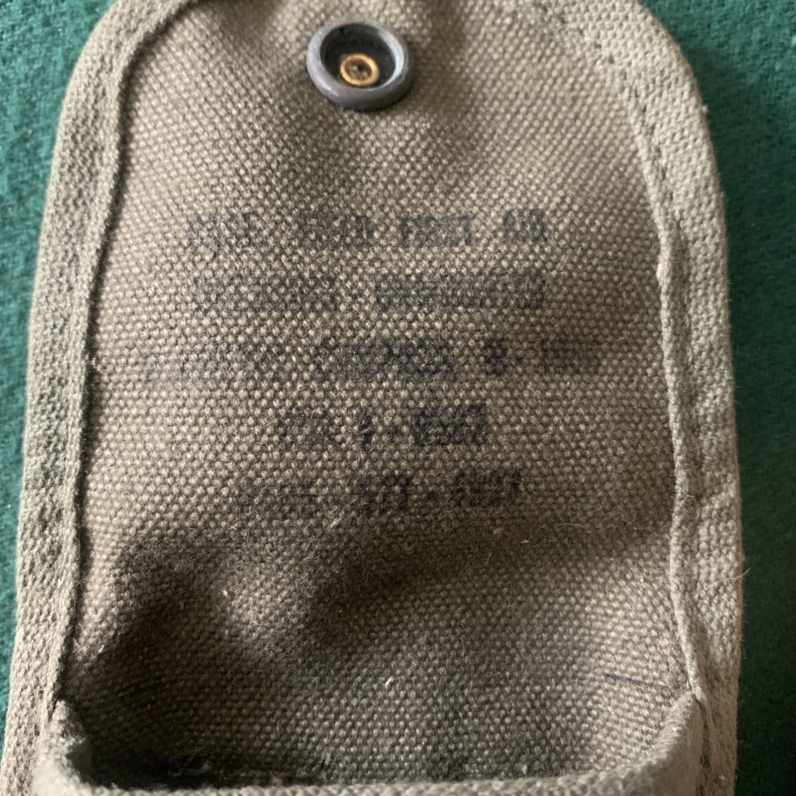 Vintage US Military Field Dressing First Aid Kit, Unopened w/ Canvas Pouch