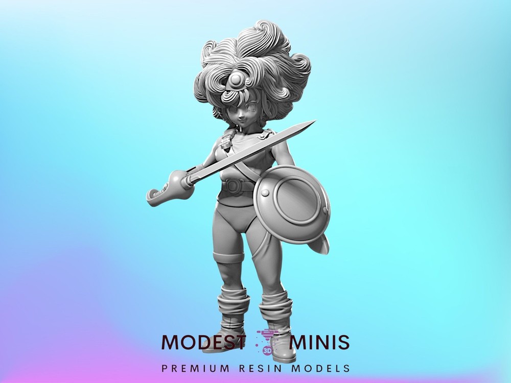 DQ Sofia - 32mm Scale DnD Miniature |   JRPG Mini - RN Estudio