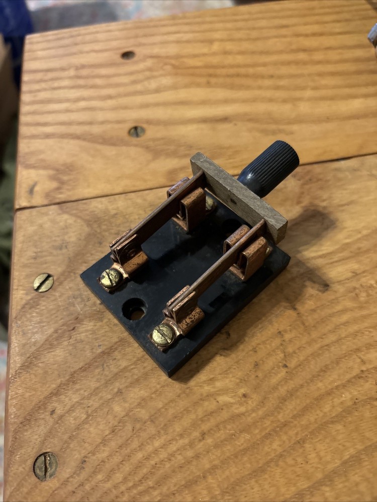 Vintage Two Terminal Knife Switch Hit And Miss Engine Switch