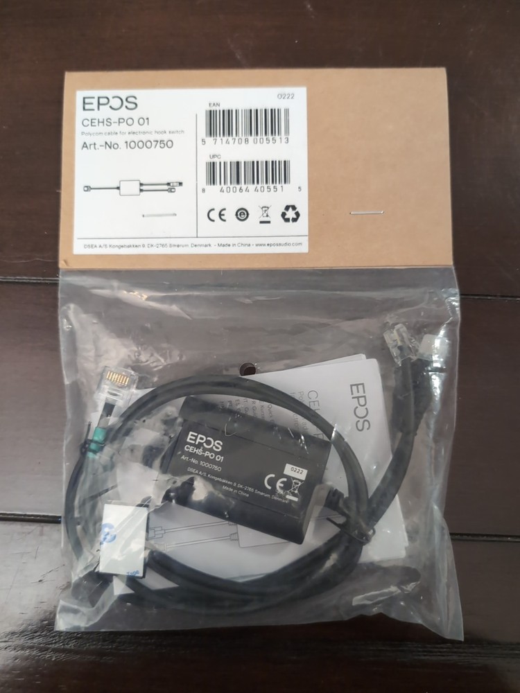 EPOS CEHS-PO01 Polycom Adapter Cable for Electronic Hook Switch