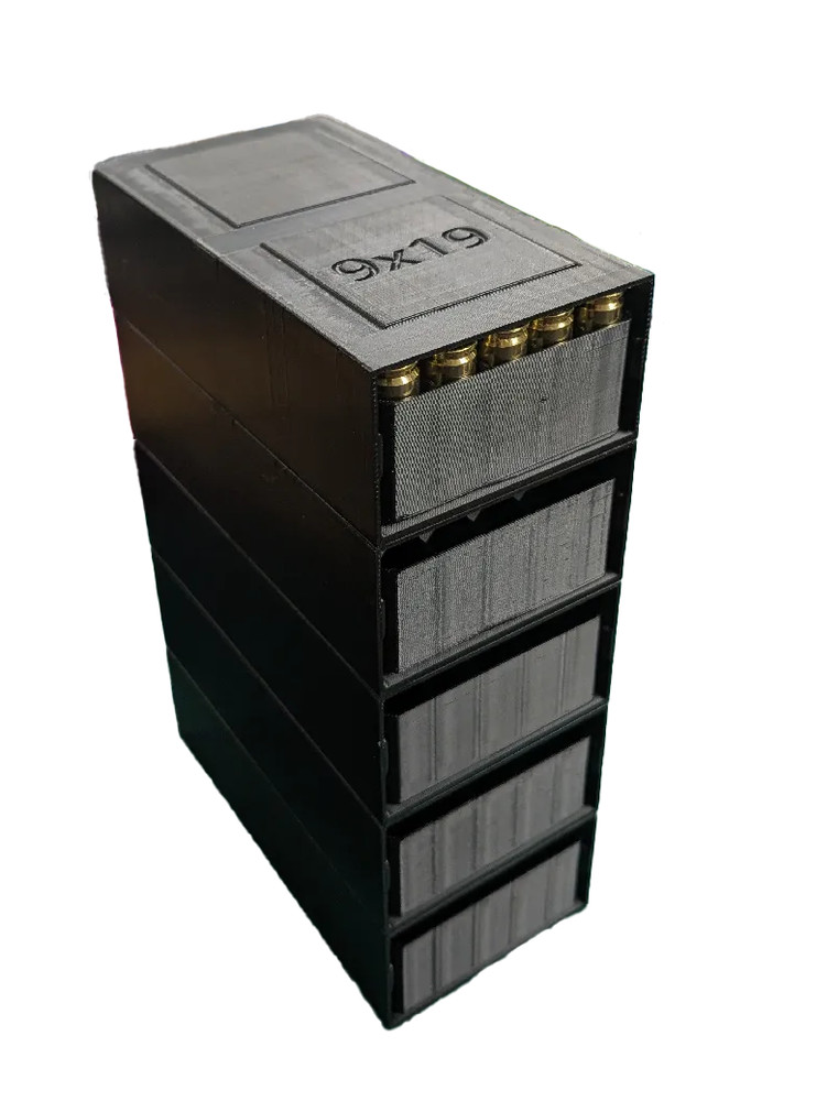 9mm Ammo Box 50rd Capacity 2 Pack