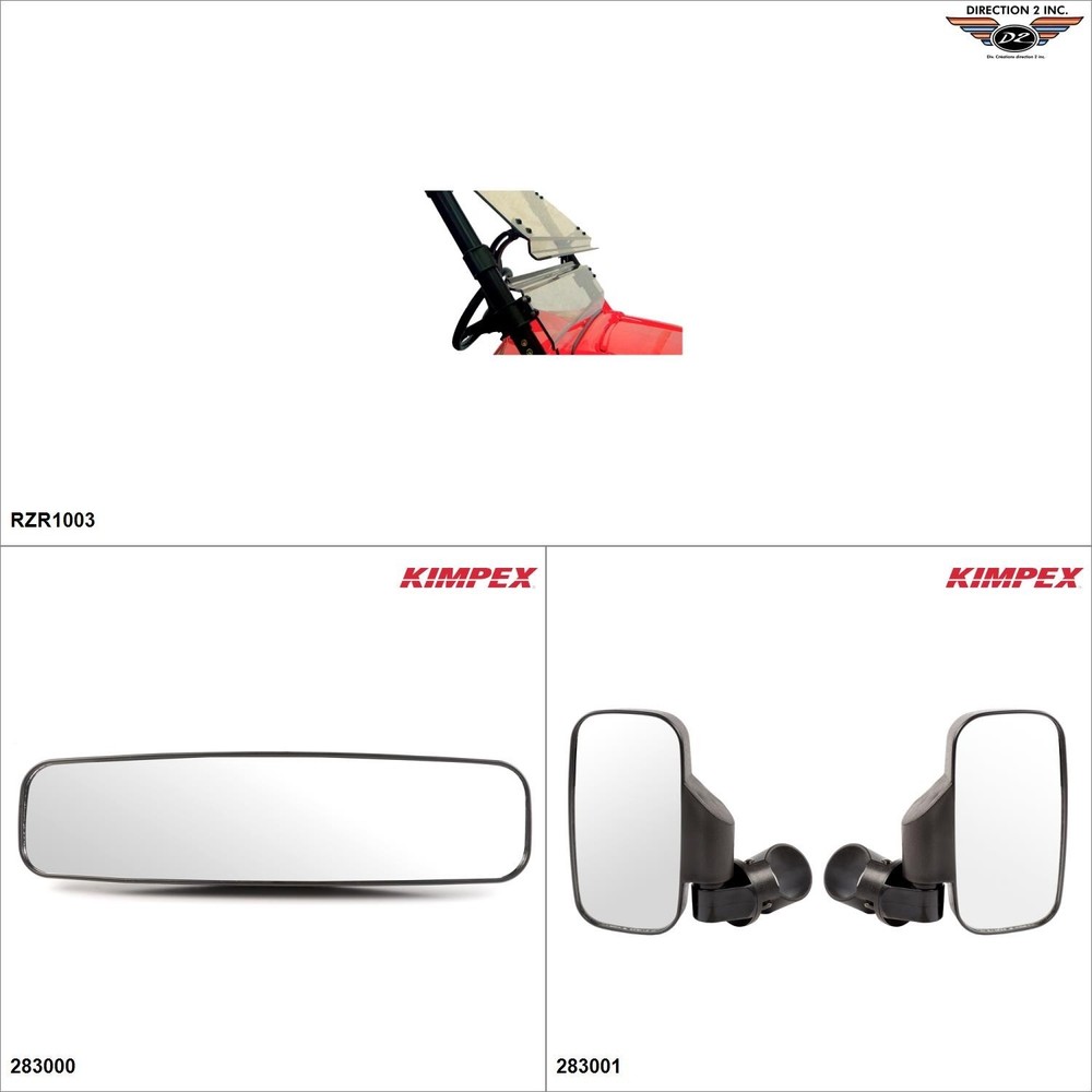 Direction2 Tilt Kit Windshield/mirrors - Kit #10304