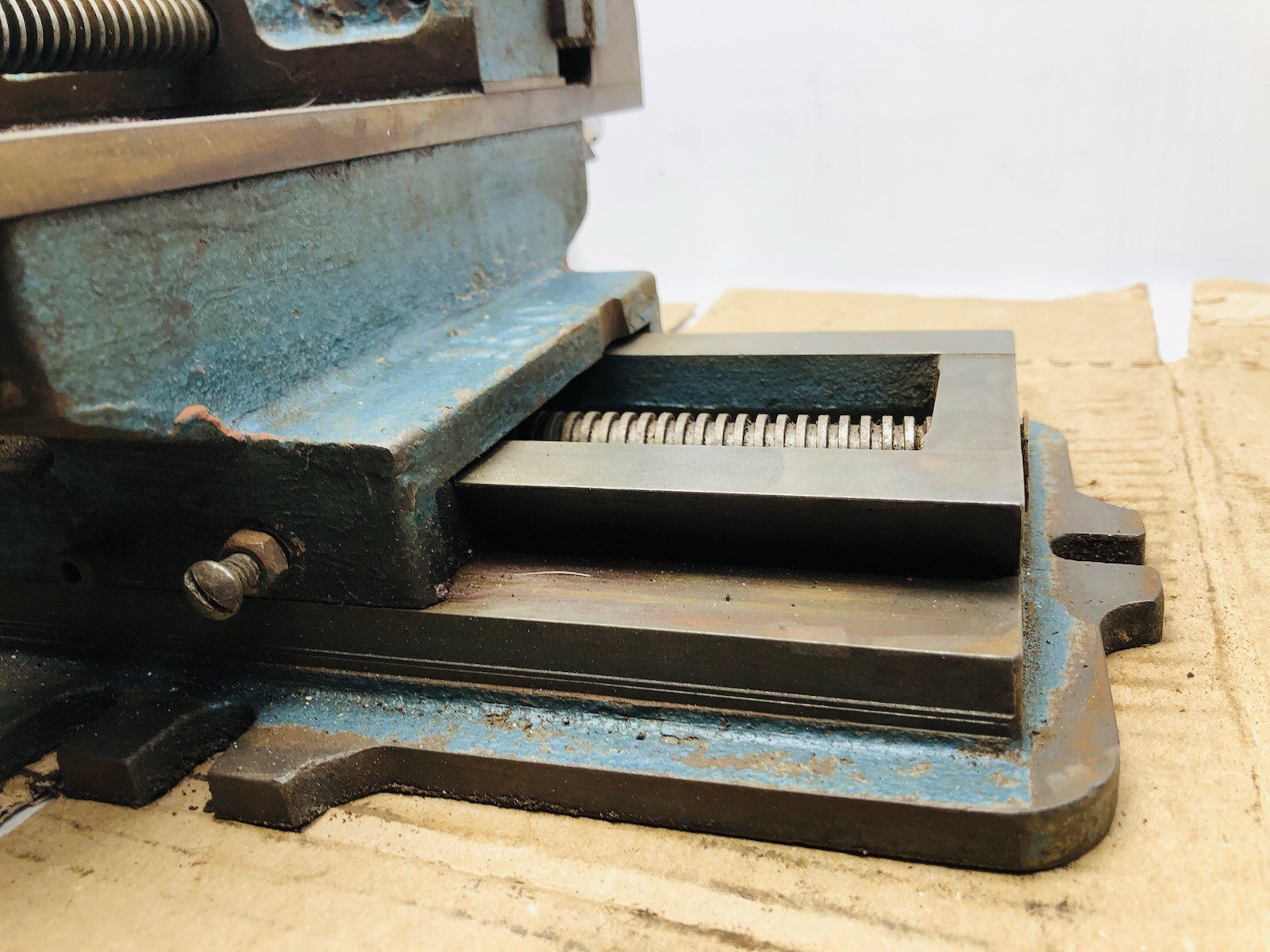 2 Way 6.5'' Drill Press X-Y Compound Vise Cross Over Slide Mill Milling Table