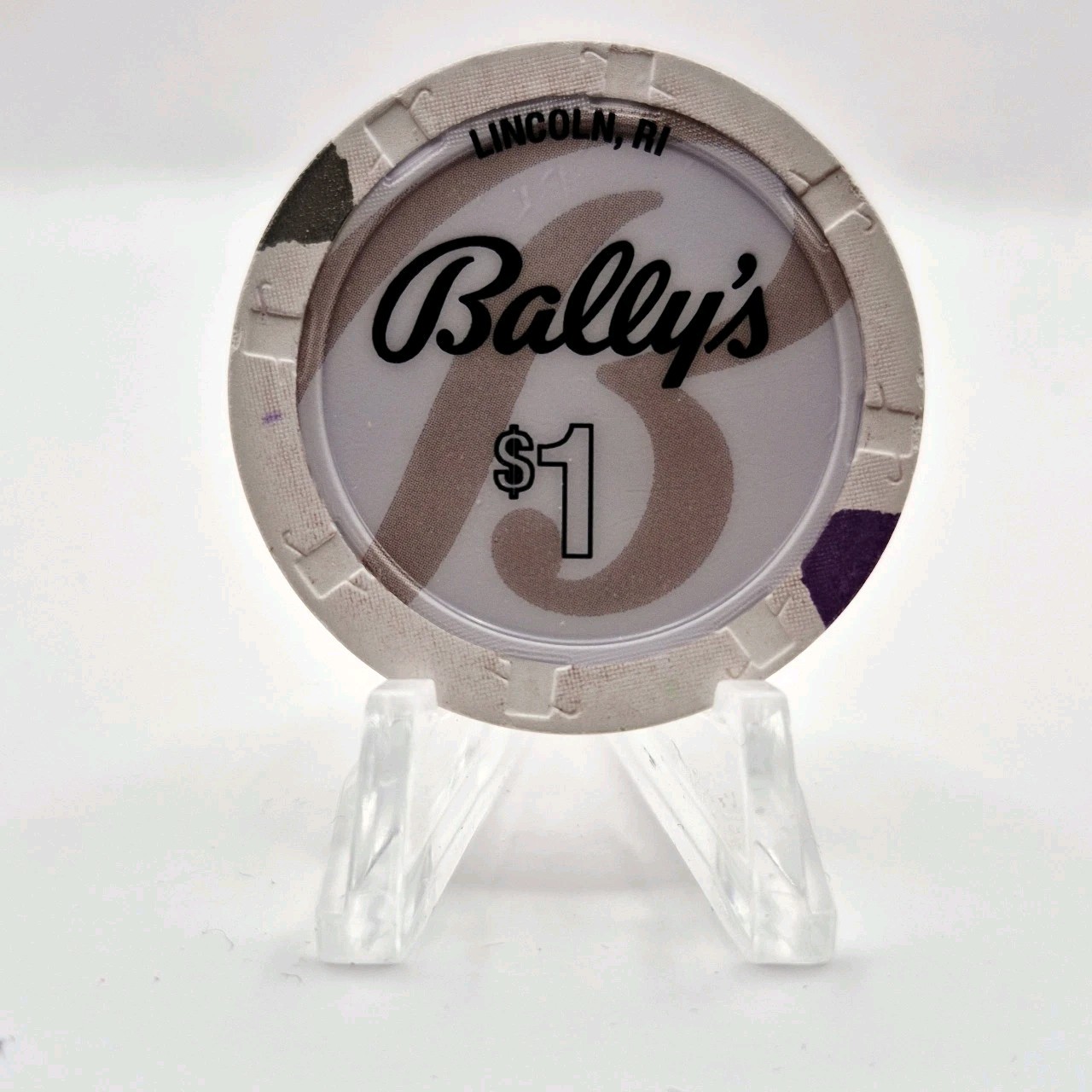 Bally's Hotel Casino Twin River Lincoln Rhode Island 2022 $1 Casino Chip