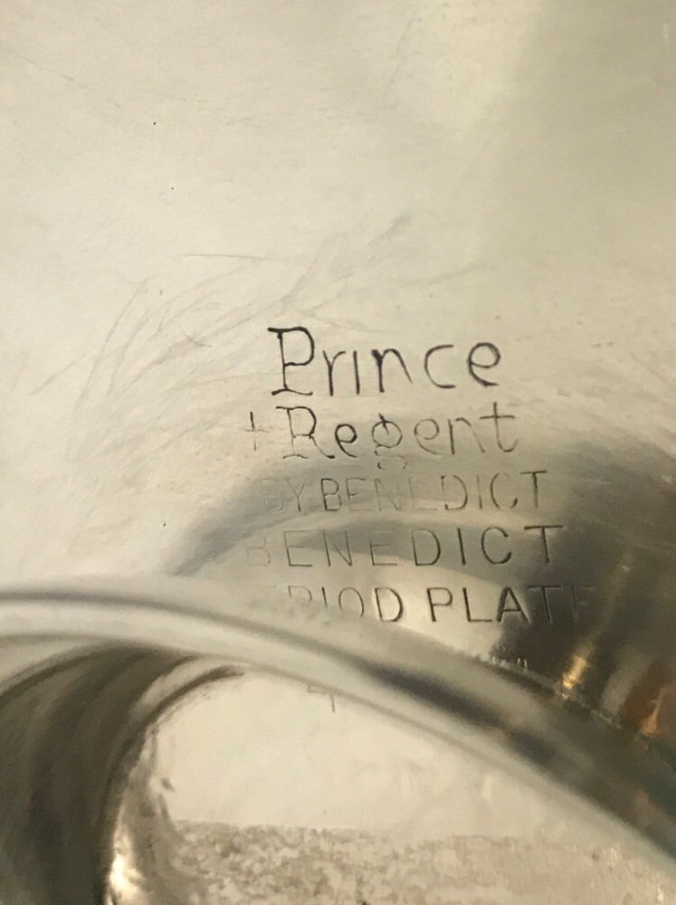 Prince Regent By Benedict Silver Plate Footed Candy Dish #401