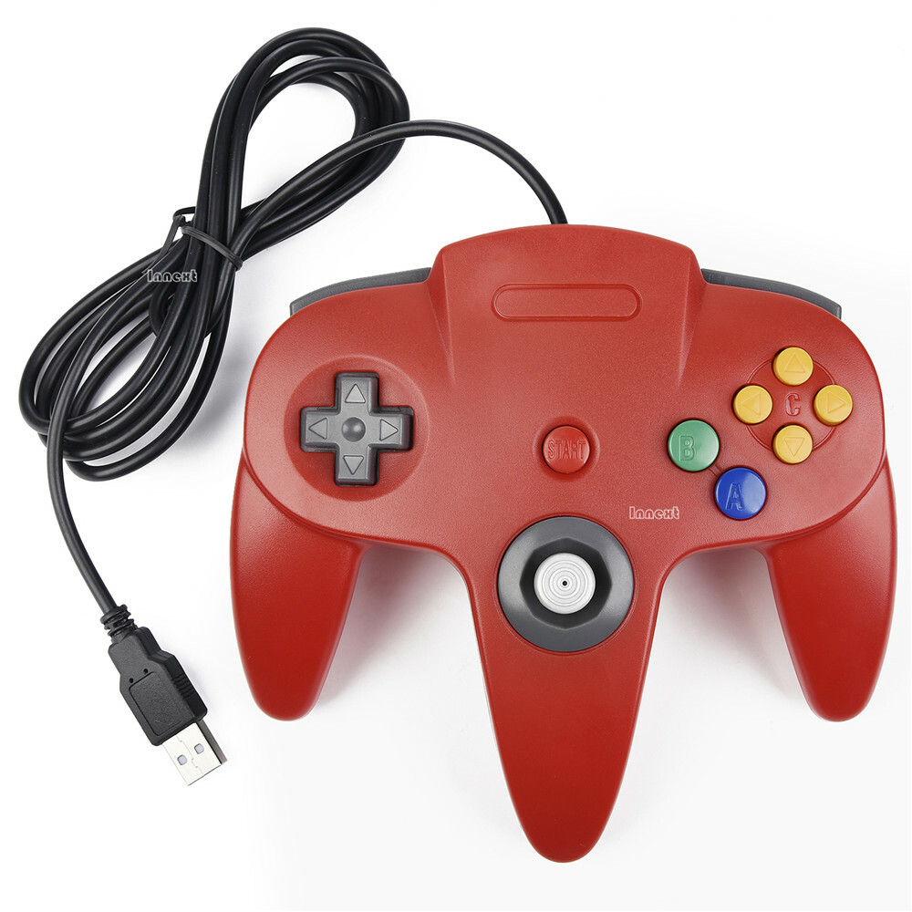 Wired USB Classic N64 Controller Gamepad for Window PC MAC Linux Raspberry Pi 3