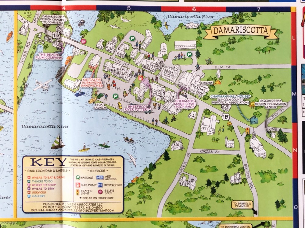 Boothbay Harbor Maine Discovery Map (2024)