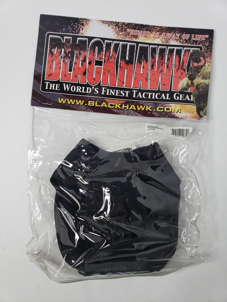 BLACKHAWK Tactical Canteen / Strobe Combo - 50SC02BK - Black