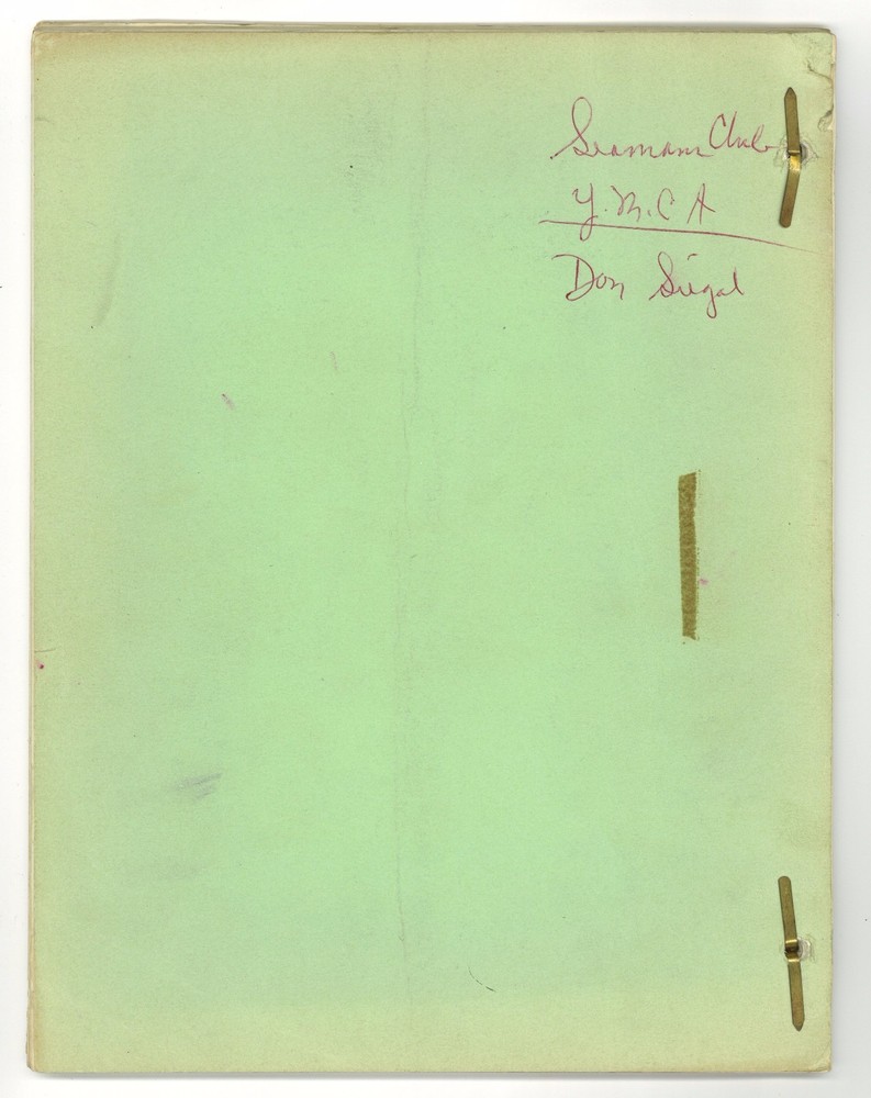 *DOUBLE INDEMNITY - DANGER IS MY BUSINESS (1957) Revised Final Draft Script