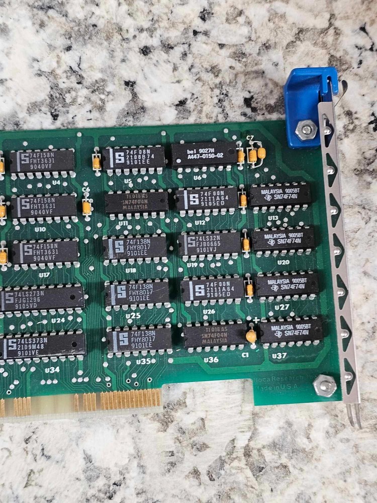 RETRO 16BIT MCA MEMORY CARD BOCARAM MCA 50Z WITH MEMORY MICROCHANNEL FULL MEMORY
