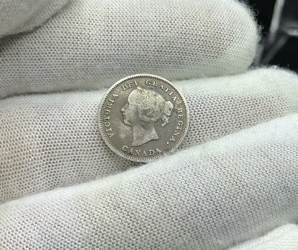 1901 Canada 5 Cents Silver! U214